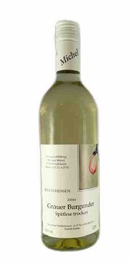 <br>Artikel-Nr.: 7,1 22<br>Grauer Burgunder Qualitätswein trocken  0,75<br>